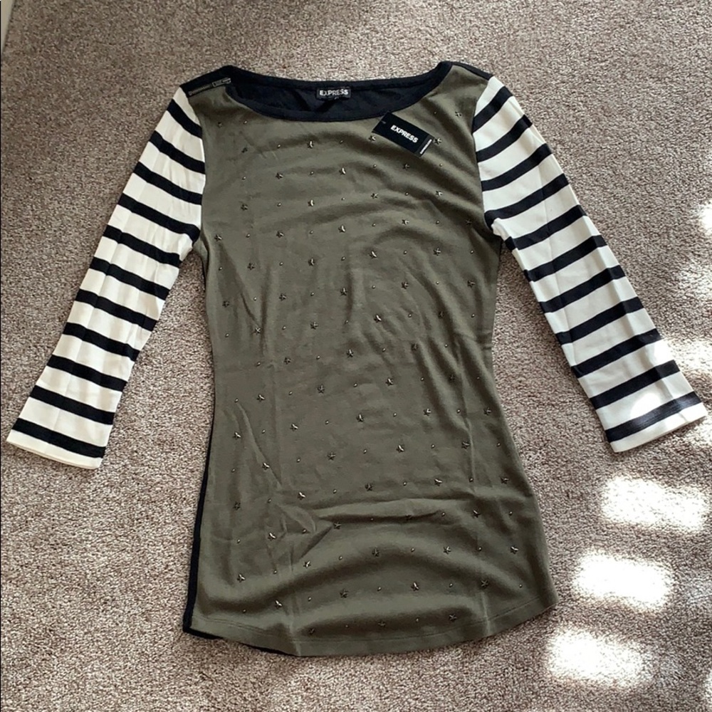 EXPRESS quarter sleeve shirt